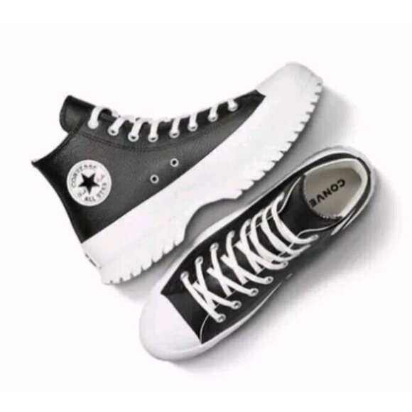 CONVERSE Chuck Taylor All Star Lugged 2.0 Premium Leather Sneakers Mens 8.5 - Picture 11 of 16